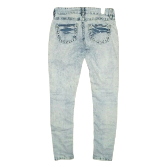 YMI Faded Wash Skinny Jeans - Picture 4 of 6